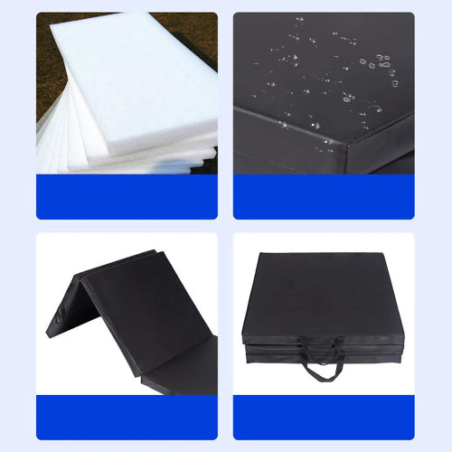 EZ-Fold Fitness Mat: Extra Thick Folding Fitness Flooring
