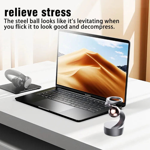 FlowMotion Gyro: Kinetic Desk Toy for Focus & Decompression