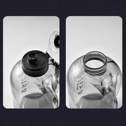 Large spout for easy ice cubes fit