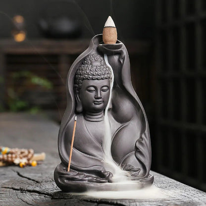 Auspicious Clouds Buddha Incense Burner