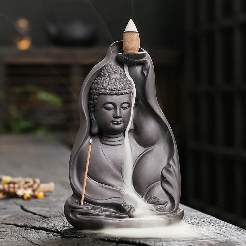 Auspicious Clouds Buddha Incense Burner
