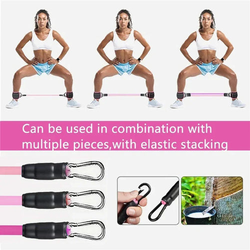All three bands can be connected for added resistance