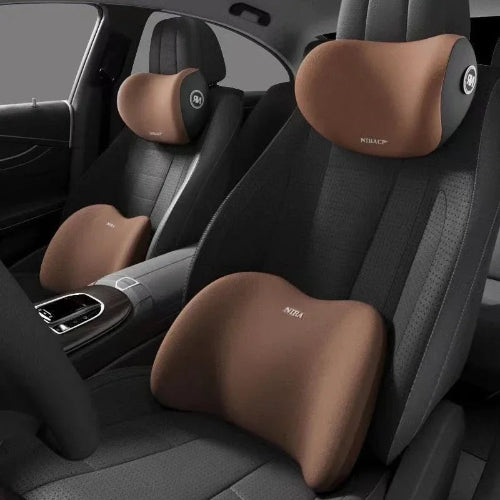 Nira Lumbar Pillow: Ergonomic Pillows for Car Seat, Office Chair, and Bed Recliners