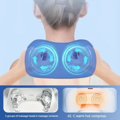 Massage and hot compressed