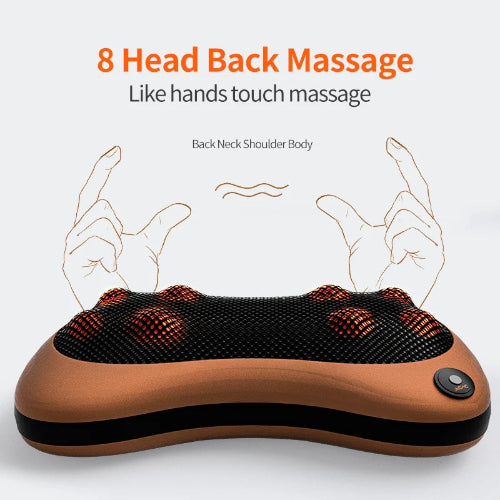 Shiatsu 8 Head Massage Pillow back neck shoulders