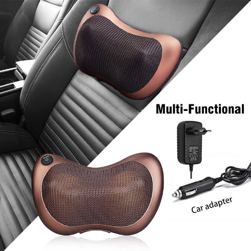 Shiatsu 8 Head Massage Pillow include car adapter and plug