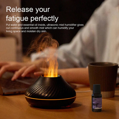 Put water and essential oils inside and enjoy