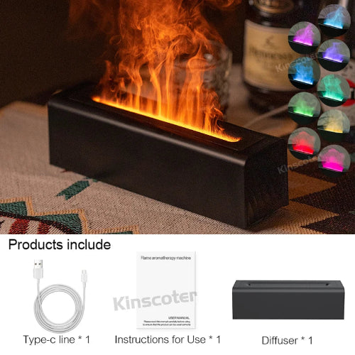 Includes USB cord, user guide and diffuser