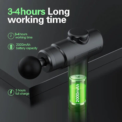 Deep Tissue Massage Gun 3 to 4 hours working time