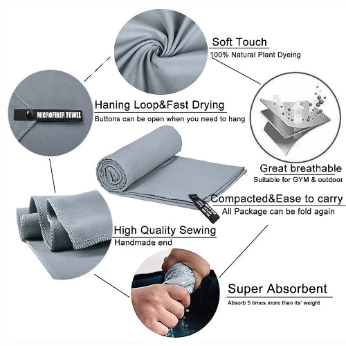 Microfiber Quick Dry Gym Towel