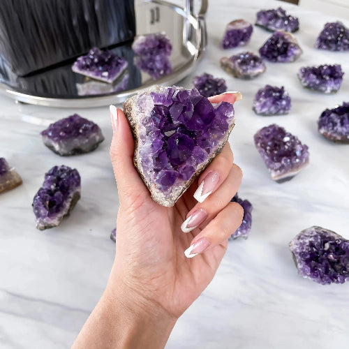 Northern Amethyst Soul Stones: Raw Canadian Energy Clusters