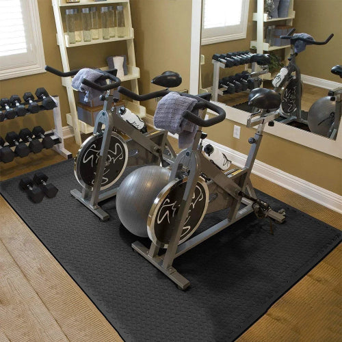 Makes a perfect surface for stationary equipment