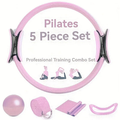 5pcs Pilates and Yoga Equipment Set PINK