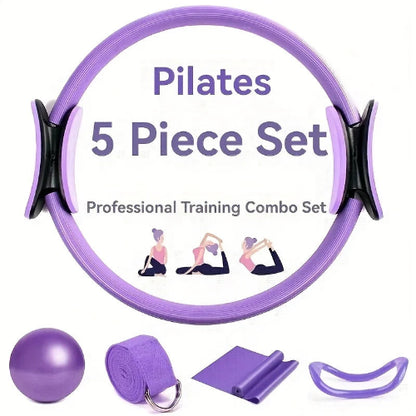 5pcs Pilates and Yoga Equipment Set PURPLE