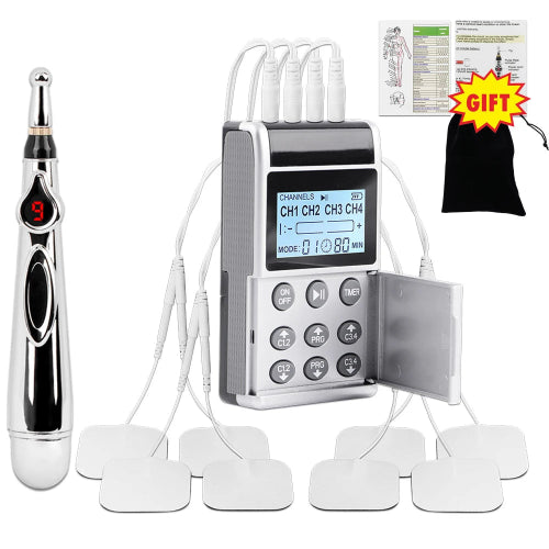 20-Level EMS & TENS with AcuPen & Travel Bag