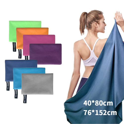 Ultra-Absorbent Microfiber Sport Towel