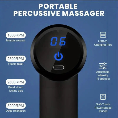 Portable Mini Muscle Massage Gun USB charging