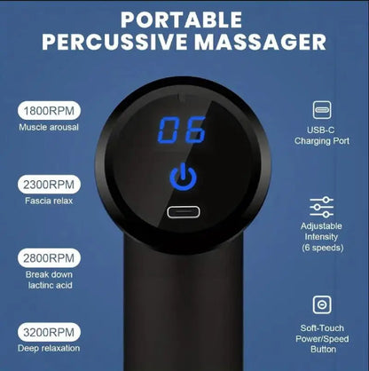 Portable Mini Muscle Massage Gun USB charging
