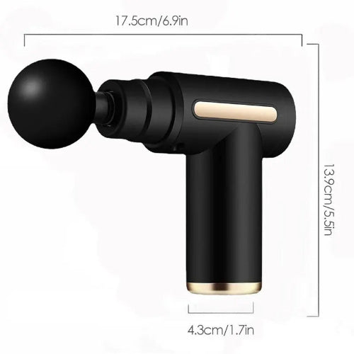 Portable Mini Muscle Massage Gun 6.9 inches long