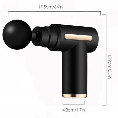 Portable Mini Muscle Massage Gun 6.9 inches long