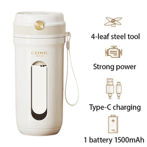 4 Blades Electric Portable Blender 350ML