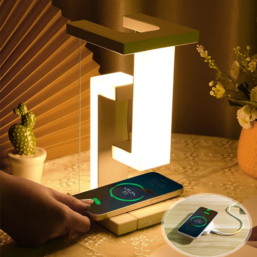 Aurora Glow Wireless Charging Lamp